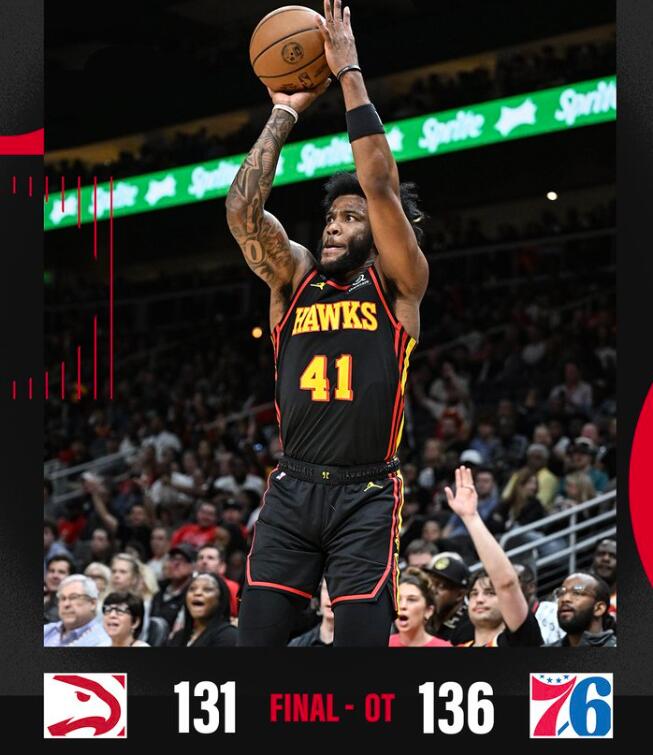 04月08日 NBA常规赛 76人vs老鹰 全场录像