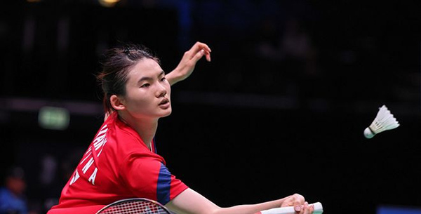 2023中国羽毛球公开赛女单32强 李美妙vs韩悦 全场录像