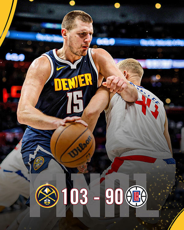 10月20日 NBA季前赛 掘金vs快船 全场录像