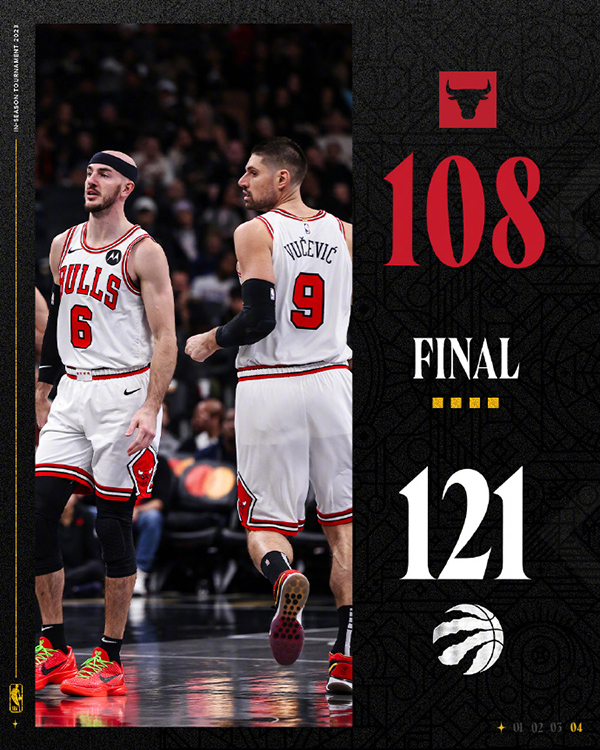 11月25日 NBA季中锦标赛 公牛vs猛龙 全场录像