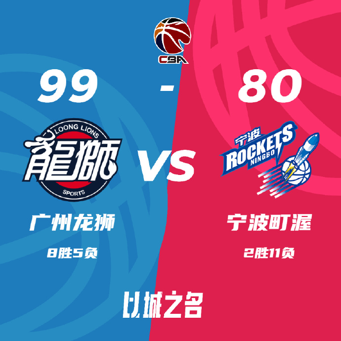 CBA录像回顾战况:广州99-80宁波 崔永熙13+7 摩尔21+5