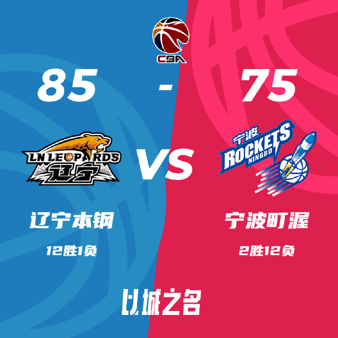 CBA录像回顾战况:辽宁85-75宁波 张镇麟13+10 多森26+6+8