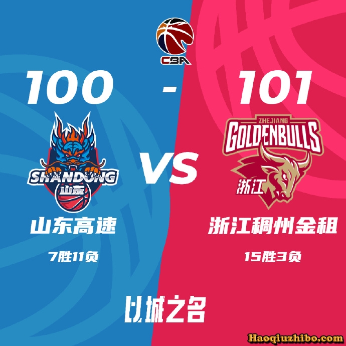12月18日 CBA常规赛 山东vs浙江 全场录像