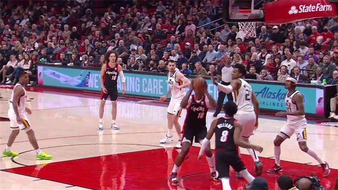 2022.4.11NBA录像回放高清 爵士vs开拓者