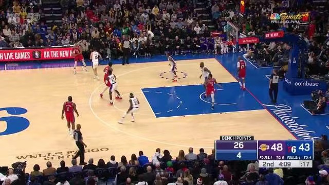 2022.12.10NBA全场录像回放 湖人vs76人