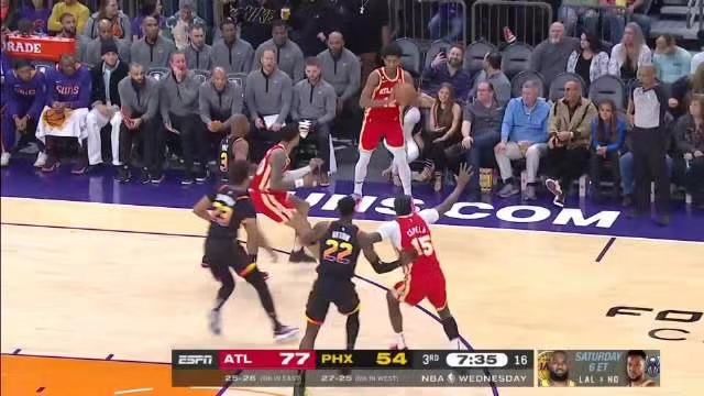 2023.2.2NBA录像回放高清 老鹰vs太阳