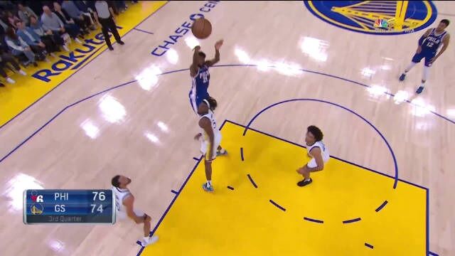 2023.3.25NBA全场录像回放 76人vs勇士