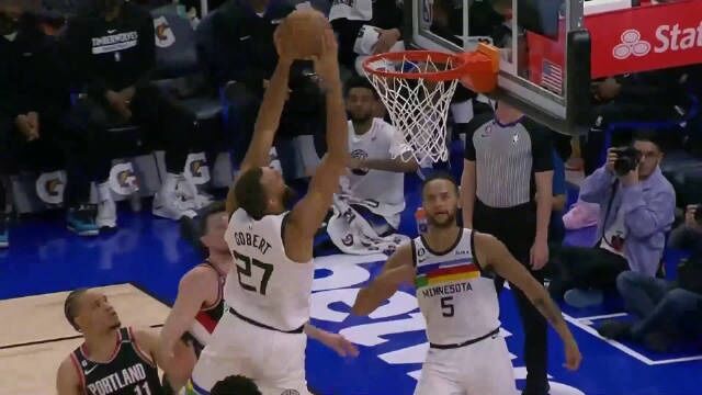 2023.4.3NBA录像回放高清 开拓者vs森林狼