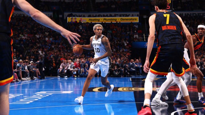 2023.11.15NBA全场录像回放 马刺vs雷霆