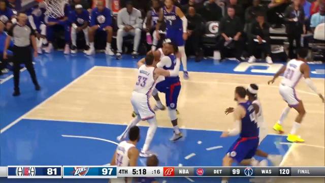 2022.10.26NBA录像回放 快船vs雷霆 免费更新