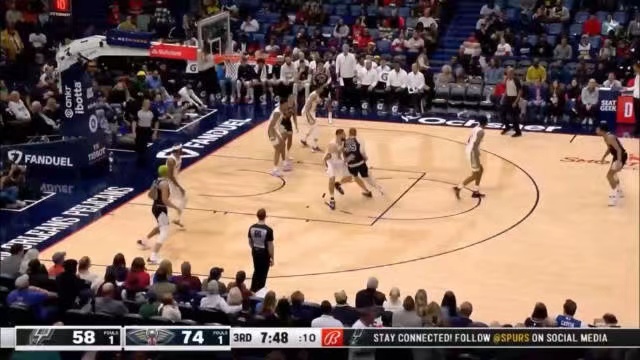 2022.12.23NBA录像回放 马刺vs鹈鹕 免费更新