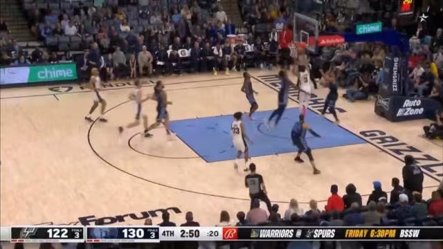 2023.1.12NBA录像高清回放 马刺vs灰熊 免费更新