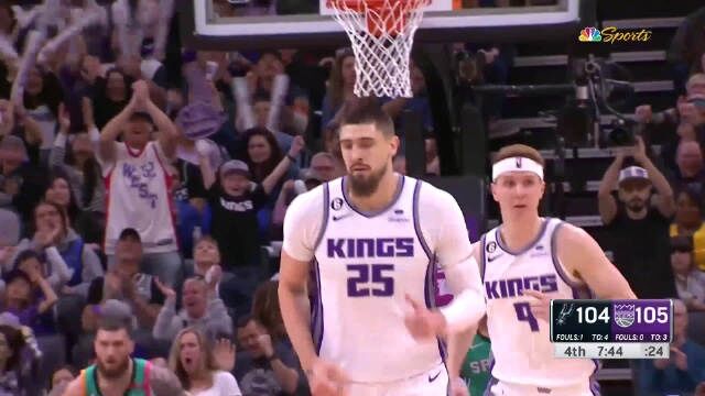 2023.4.3NBA录像回放 马刺vs国王 免费更新