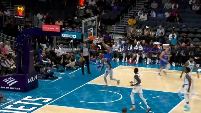 2023.10.16NBA录像高清回放 雷霆vs黄蜂 免费更新